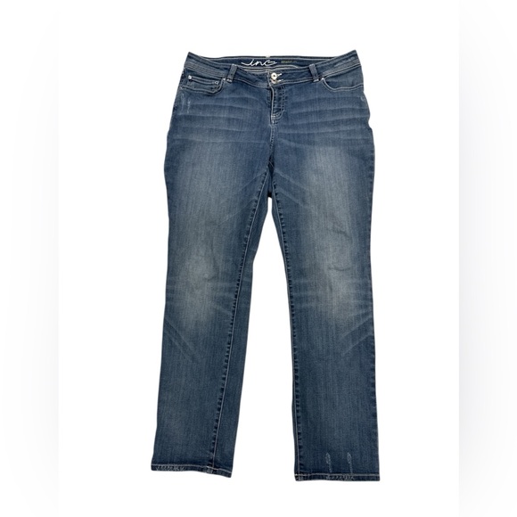 INC International Concepts Denim - INC International Concepts Women's Blue Straight Leg Jeans